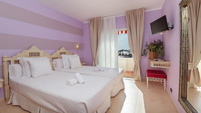 Tweepersoonskamer van Hotel Sa Barrera