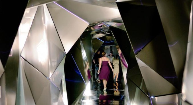 Openbare ruimte van Hotel Puerta America in Madrid