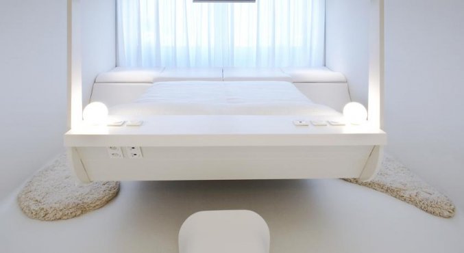 Tweepersoonskamer van Hotel Puerta America in Madrid