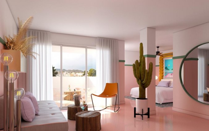 Suite van Hotel Paradiso Art op Ibiza