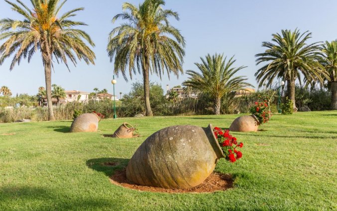 Tuin van Hotel EIX Lagotel op Mallorca