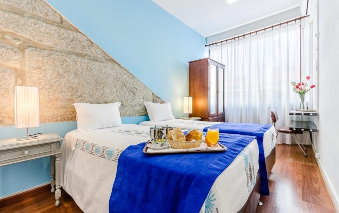 Tweepersoonskamer van Hotel Santa Clara in Porto