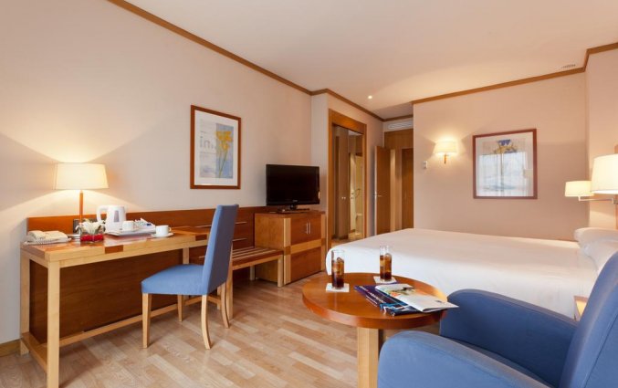 Tweepersoonskamer van Hotel Senator Parque Central in Valencia