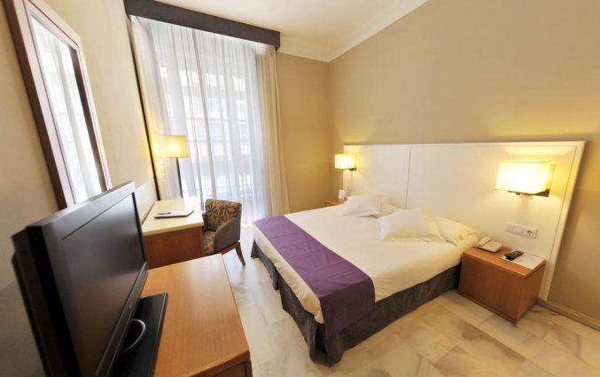 Tweepersoonskamer van Hotel Atarazanas Boutique in Malaga