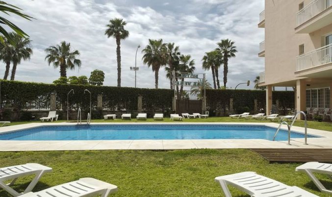 Zwembad van Hotel Soho Boutique Las Vegas in Malaga