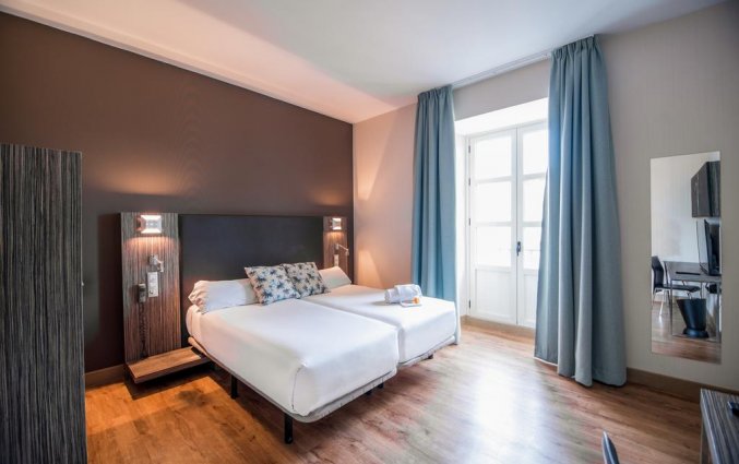 Tweepersoonskamer van Hotel Petit Palace Santa Cruz in Sevilla