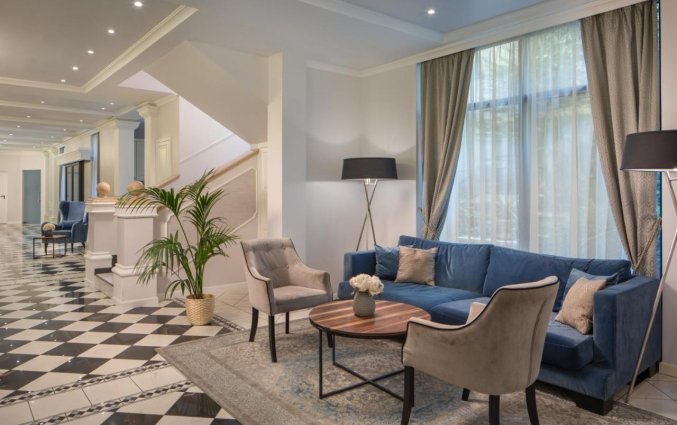 Lounge van Hotel Queen's Court in Budapest