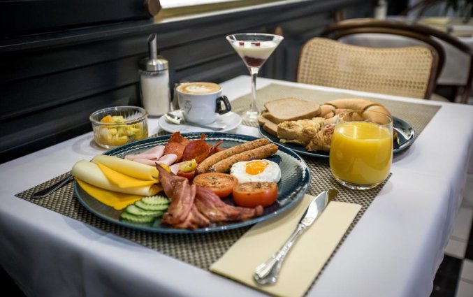 Ontbijt van Hotel Queen's Court in Budapest