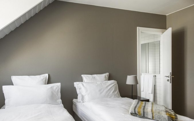 Tweepersoonskamer van Hotel Odinsve in Reykjavik op IJsland