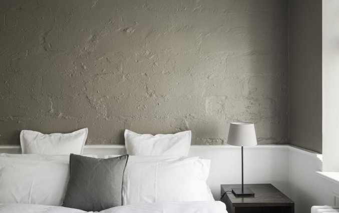 Tweepersoonskamer van Hotel Odinsve in Reykjavik op IJsland