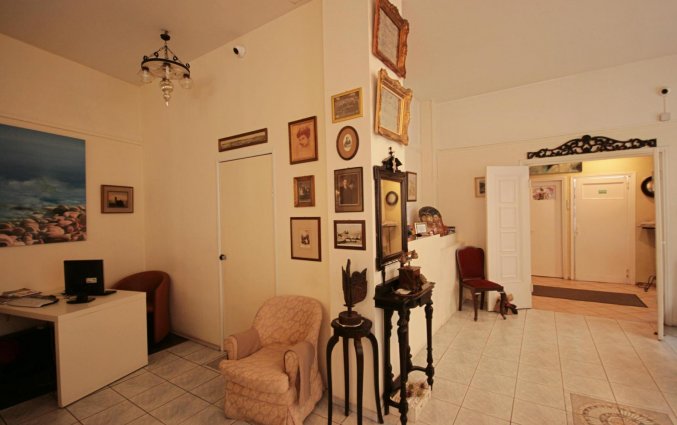 Receptie van Hotel Adams in Athene