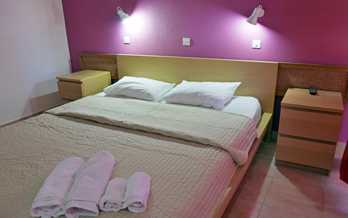 Tweepersoonskamer van hotel Telhinis op Rhodos