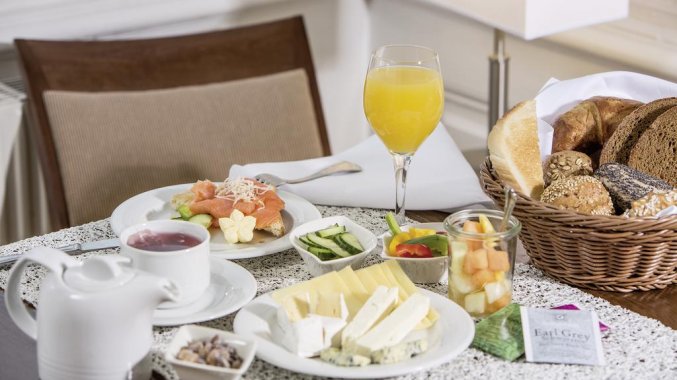 Ontbijt van hotel Austria Trend Parkhotel Schönbrunn in Wenen