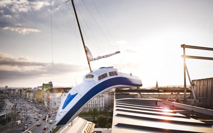 Dak van hotel Daniel Vienna in Wenen