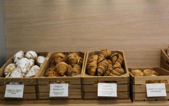 Ontbijtbuffet van Hotel Berlino Milaan