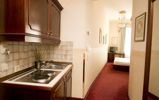 Keuken in Cordial Theaterhotel Wien in Wenen