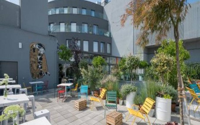 Terras van Hotel Ruby Marie in Wenen