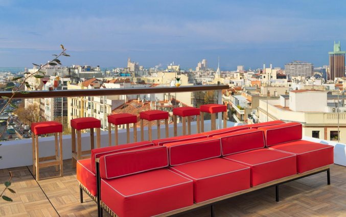 Dakterras van Hotel H10 Puerta de Alcala in Madrid
