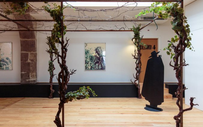 Ontvangstruimte van Buitenkant van Hostel & Suites The house of Sandeman stedentrip Porto