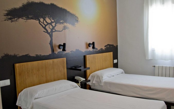 Twin kamer van hotel Casual Valencia del Cine stedentrip Valencia