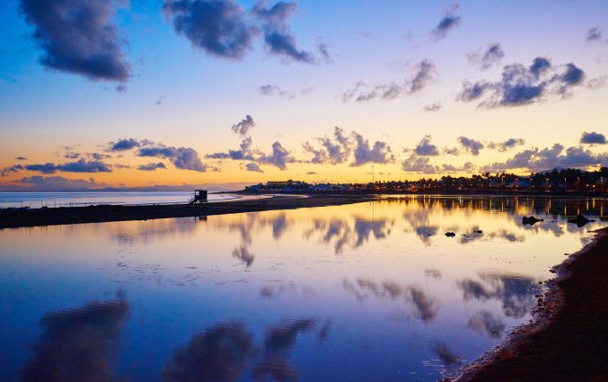 Zonsondergang vanuit Hotel Hipotels La Geria Lanzarote