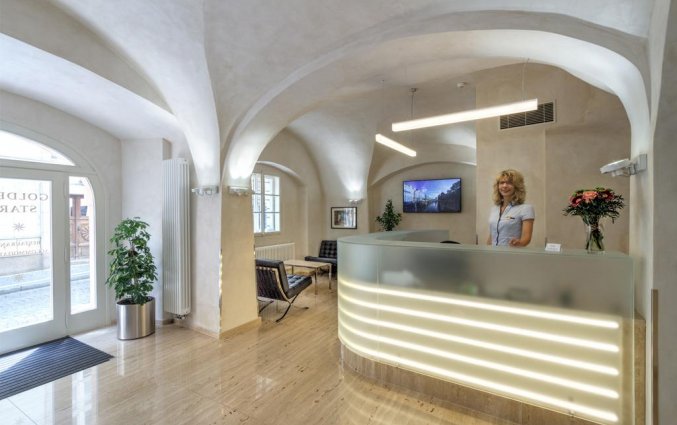 Receptie van Hotel Golden Star in Praag