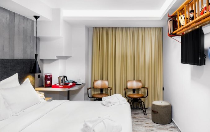 Tweepersoonskamer van Hotel 36O Degrees in Athene