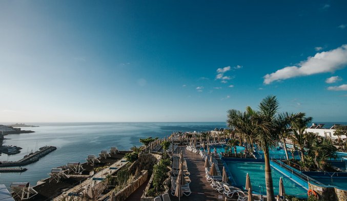 Uitzicht van Hotel Puerto Azul op Gran Canaria