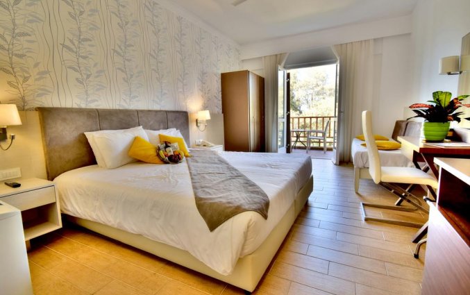 Tweepersoonskamer in Hotel Kalyves beach op Kreta