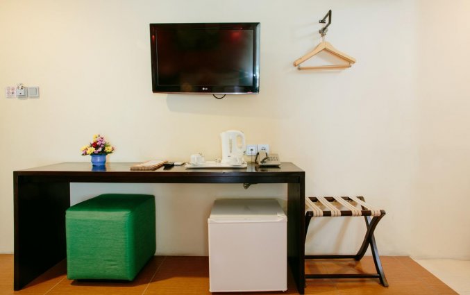 Tweepersoonskamer van Hotel Spazzio op Bali