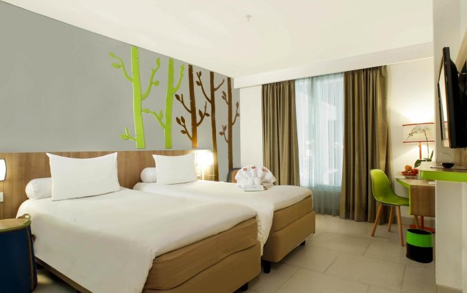 Tweepersoonskamer van Hotel Grand Livio op Bali