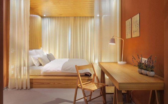 Tweepersoonskamer van Hotel Nox Ljubljana