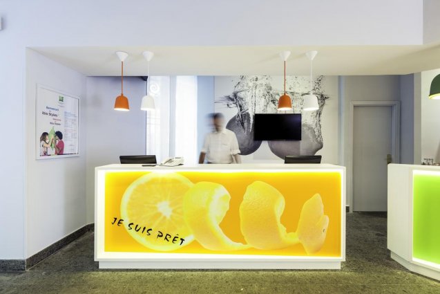 Receptie Hotel Ibis Styles Napoli Garibaldi stedentrip Napels