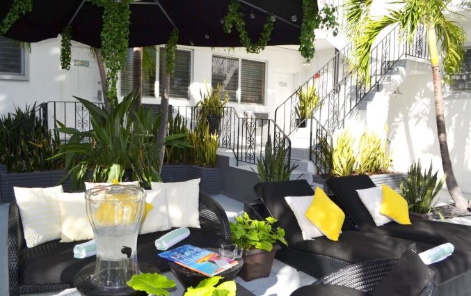 Ligstoelen van appartement Beachside