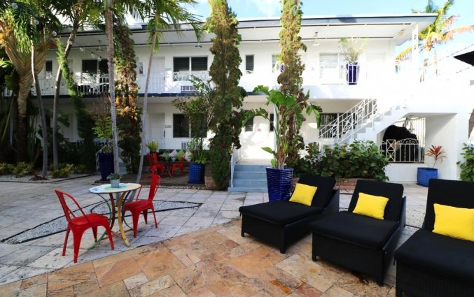 Ligstoelen van appartement Beachside