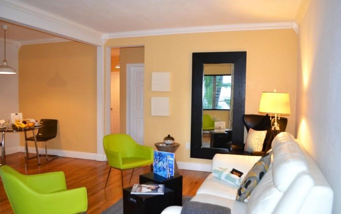 Zithoek van appartement Beachside