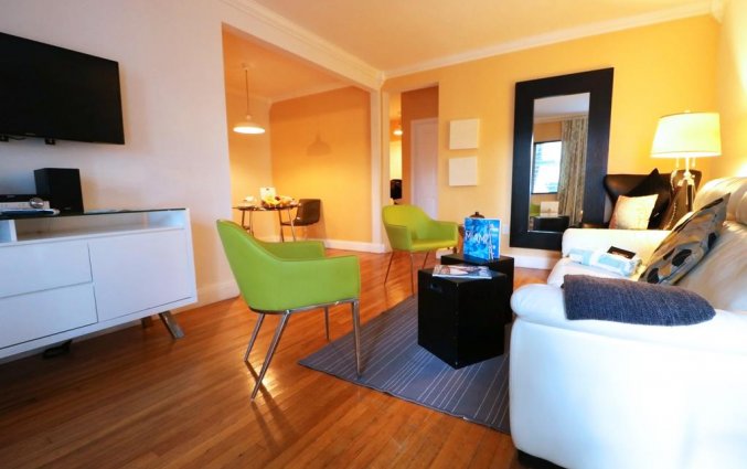 Zithoek van appartement Beachside