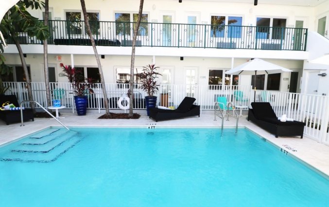 Zwembad van appartement Seaside