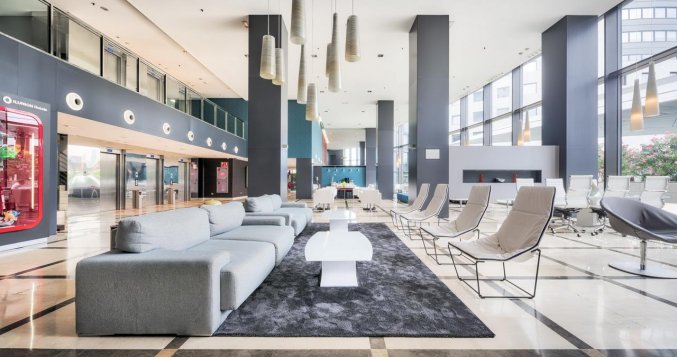 Lobby van Hotel Ilunion Aqua 4 in Valencia