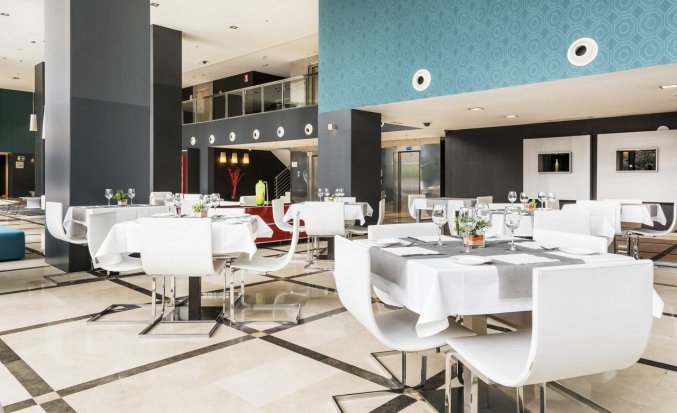 Restaurant van Hotel Ilunion Aqua 4 in Valencia