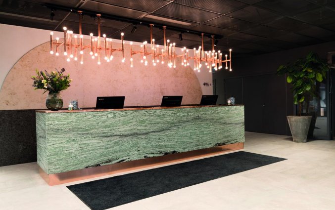 Receptie van Hotel Elite Carolina Tower in Stockholm