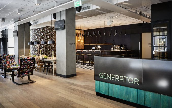 Lobby van Hostel Generator in Stockholm
