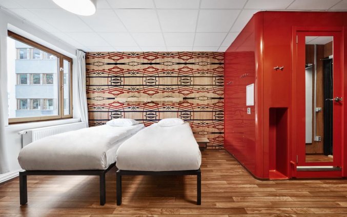 Tweepersoonskamer van Hostel Generator in Stockholm