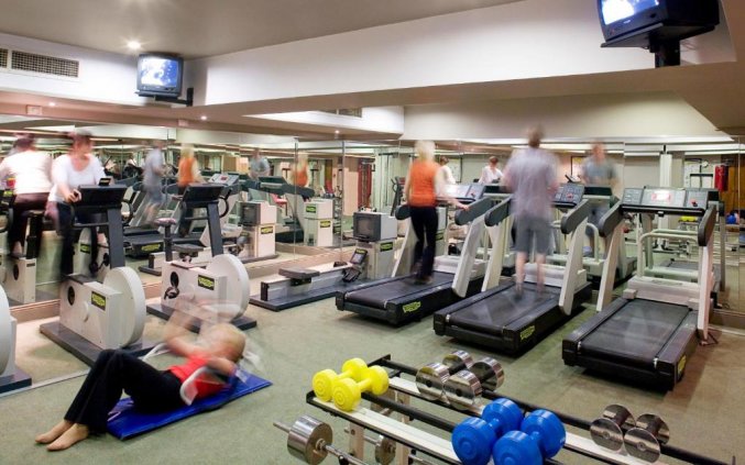 Fitnessruimte van Hotel The Address Connolly in Dublin
