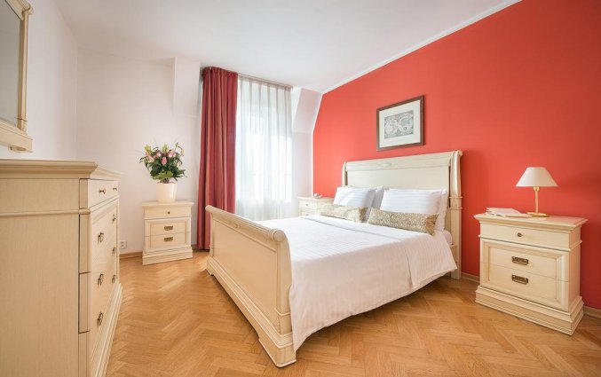 Tweepersoonskamer van hotel Suite Home Prague