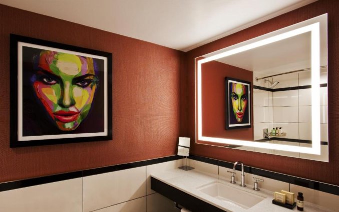 Badkamer van Hotel Park Central in New York