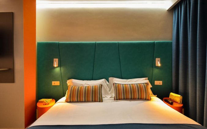 Slaapkamer van Aparthotel Bajamar in Gran Canaria