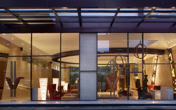 Lobby van hotel Vin Sky in Bali