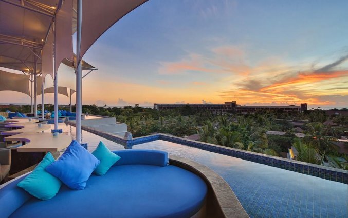 Uitzicht van hotel Vin Sky in Bali