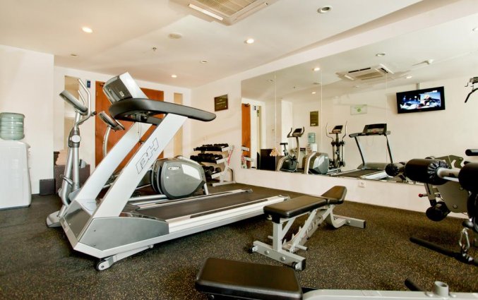 Gym van hotel The Haven Bali Seminyak